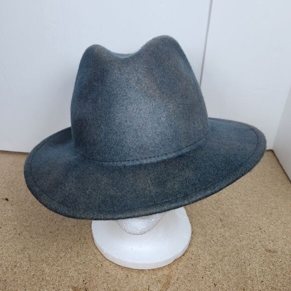 Target Gray 100% Wool Fedora Hat charcoal classic - Picture 4 of 10